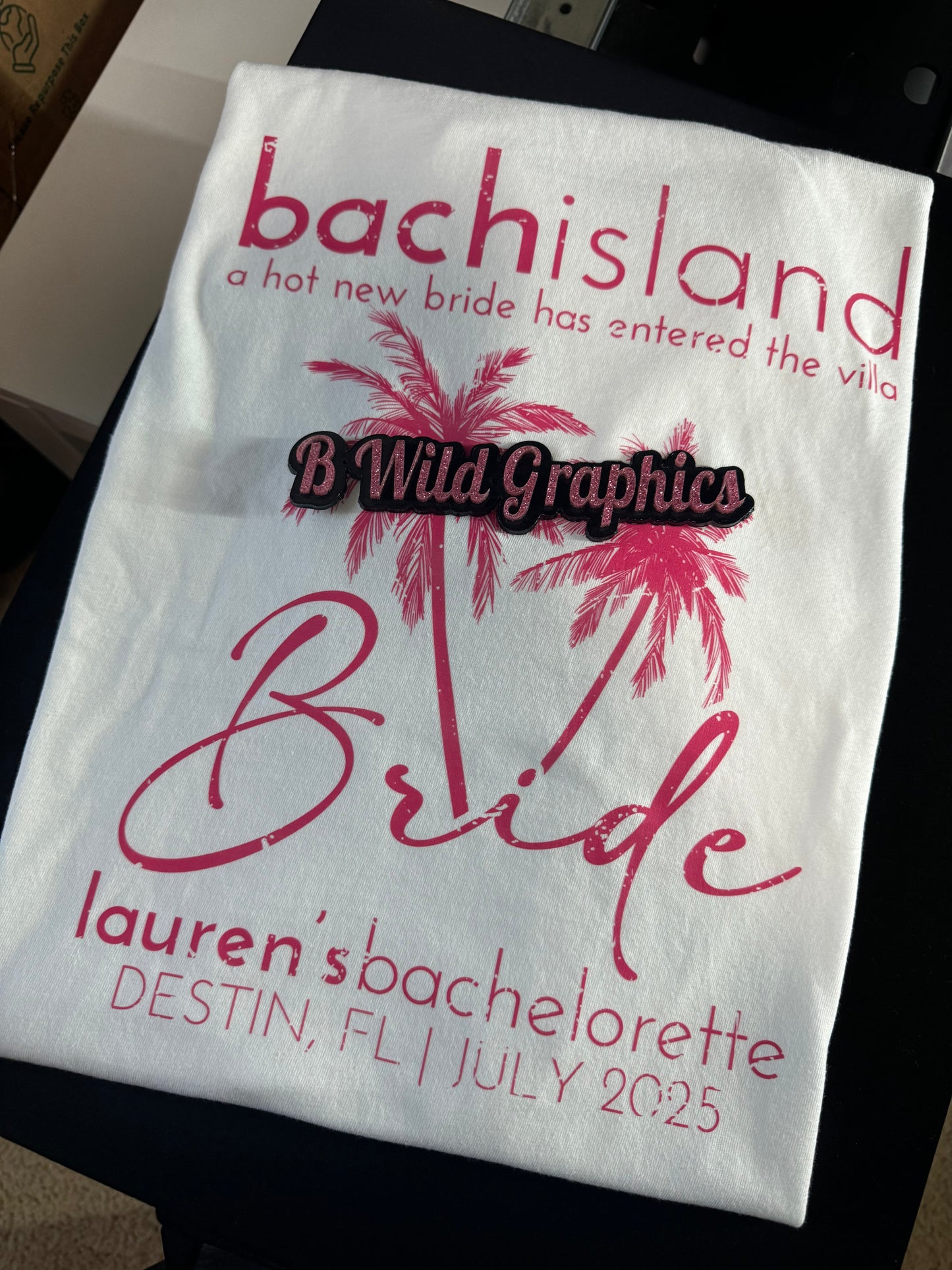 Bachisland Bacherlatte Themed Tshirts