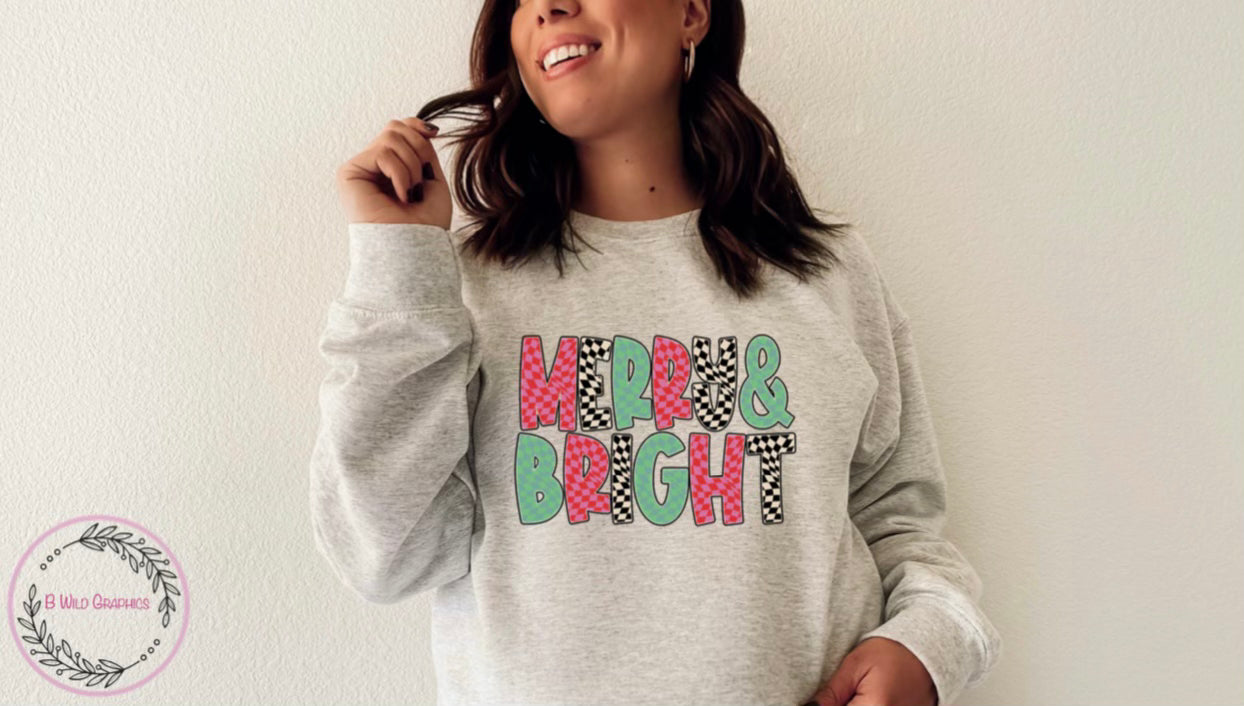 Merry & Bright Crewneck