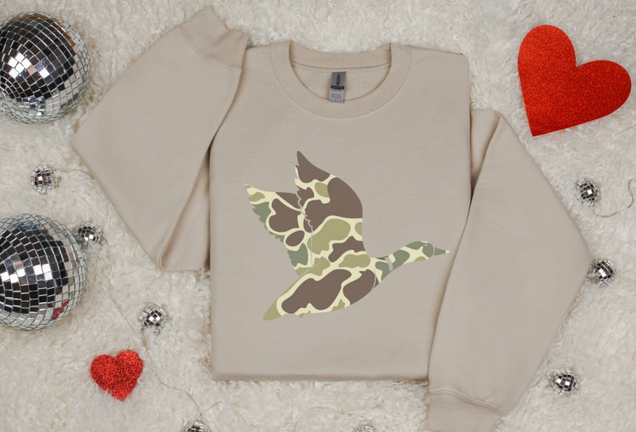 Duck Camo Crewneck