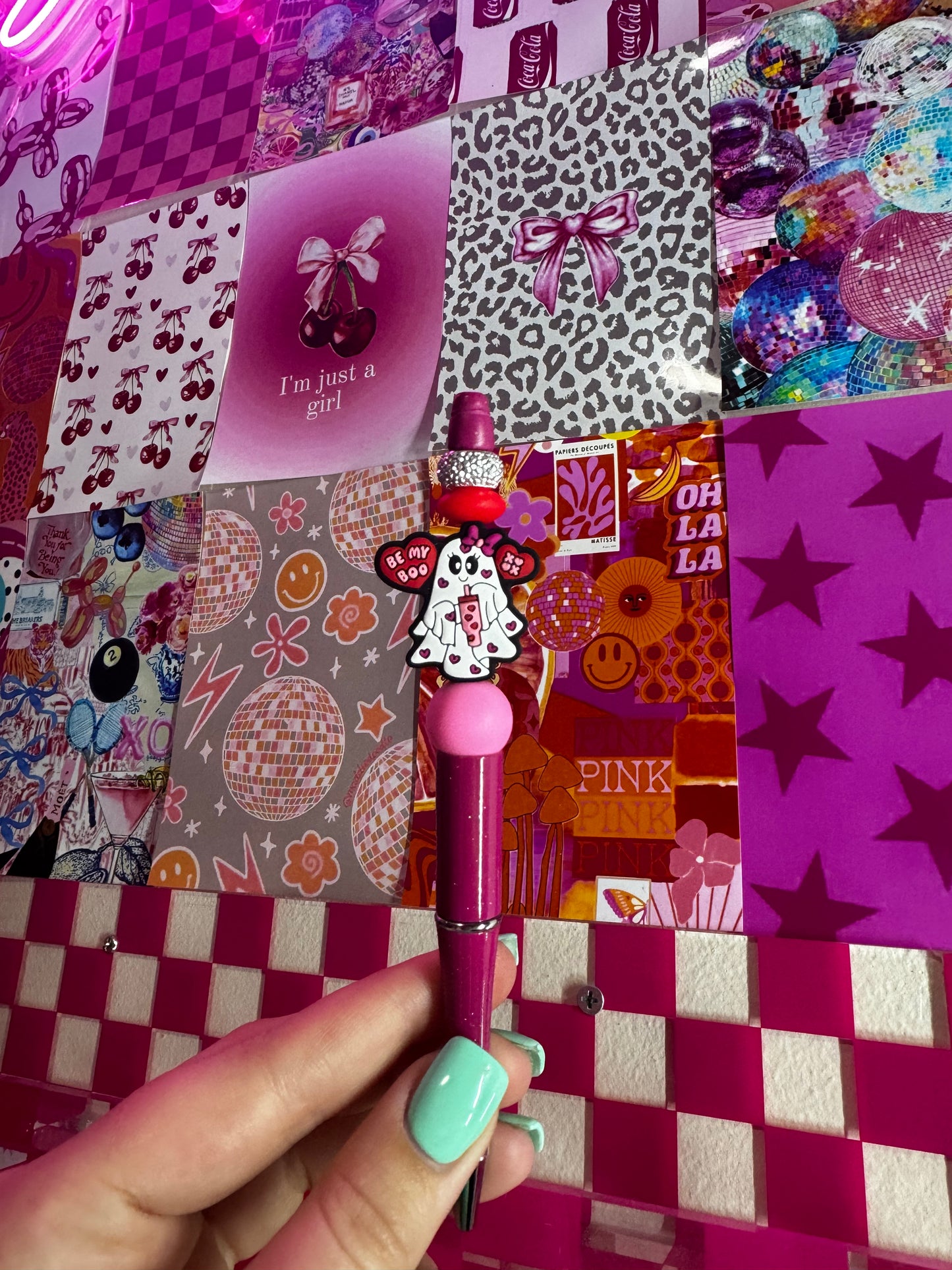Xoxo Be My Boo Beaded Pen