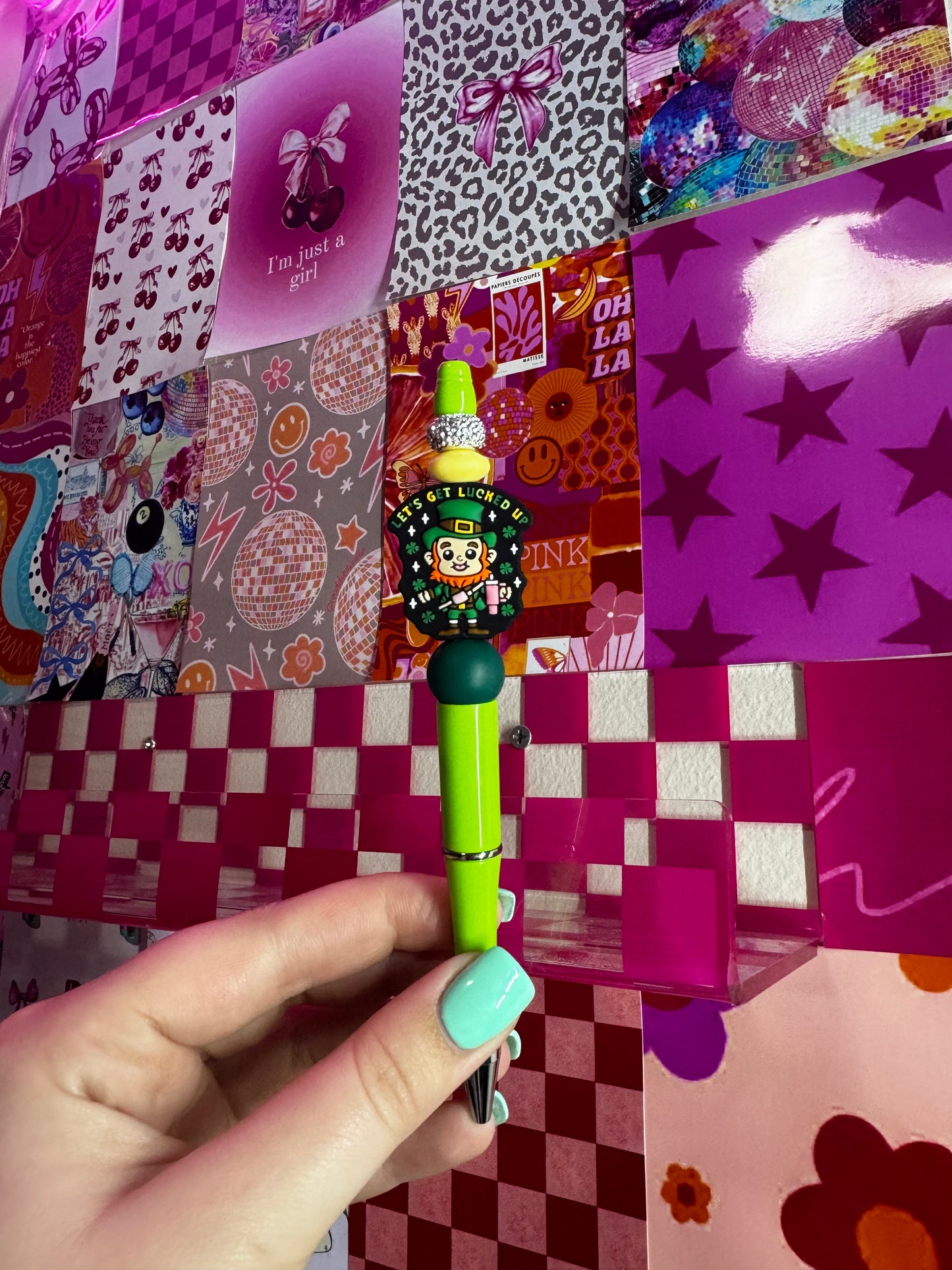Lucked Up Beaded Pen