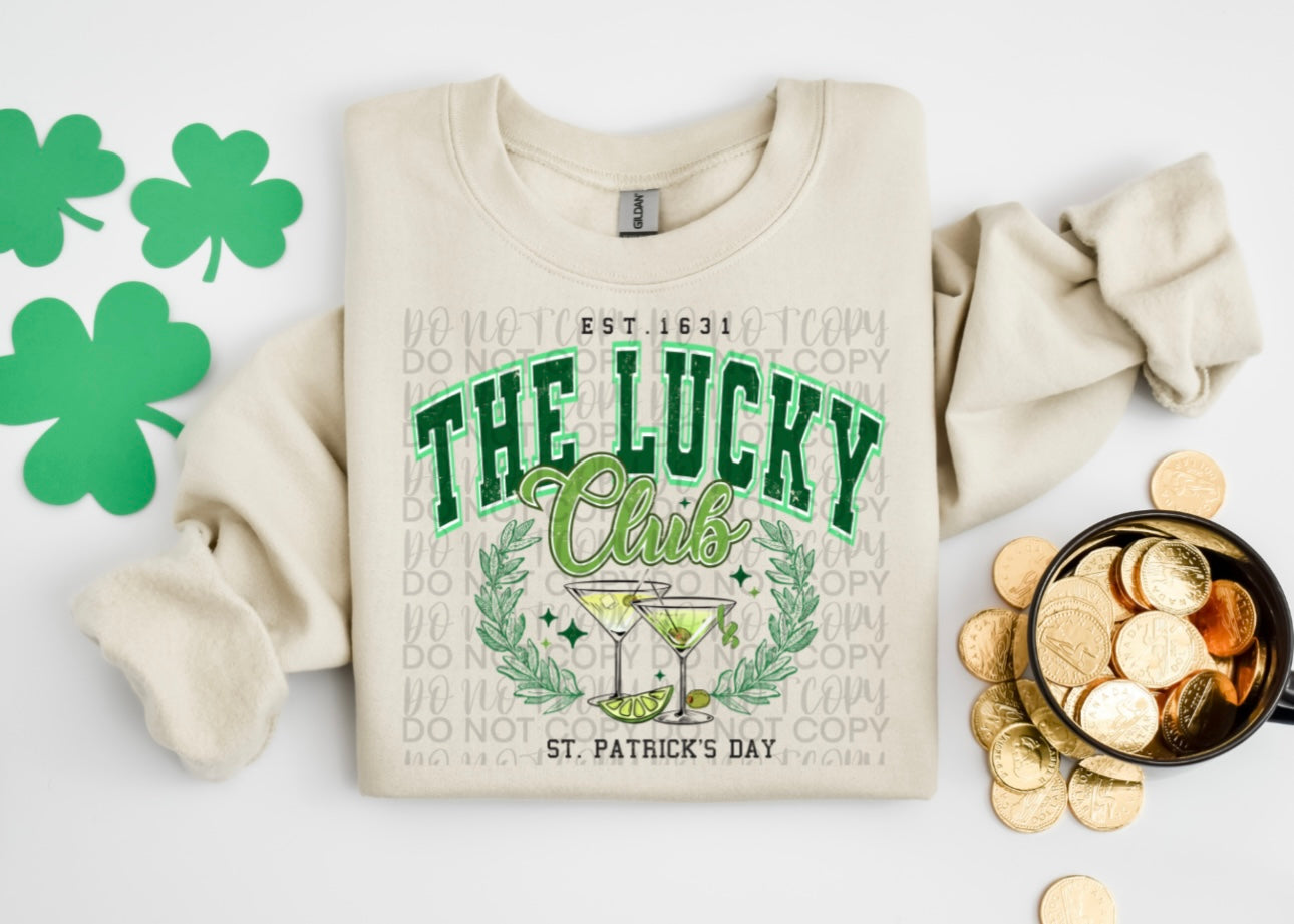 Lucky Cocktails Crewneck