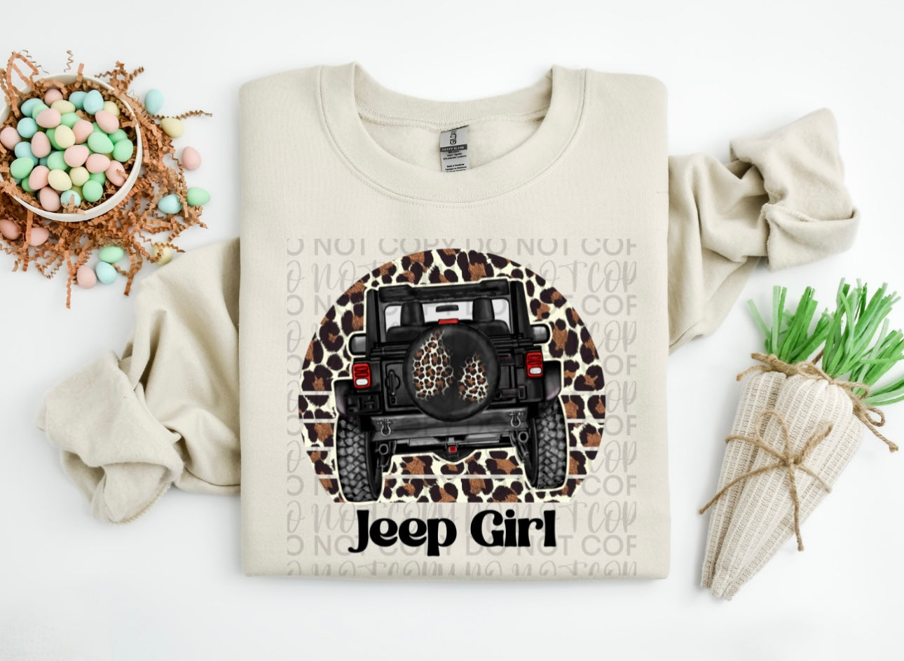 Cheetah Jeep Girl
