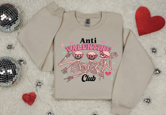 Anti Valentine Club Crewneck