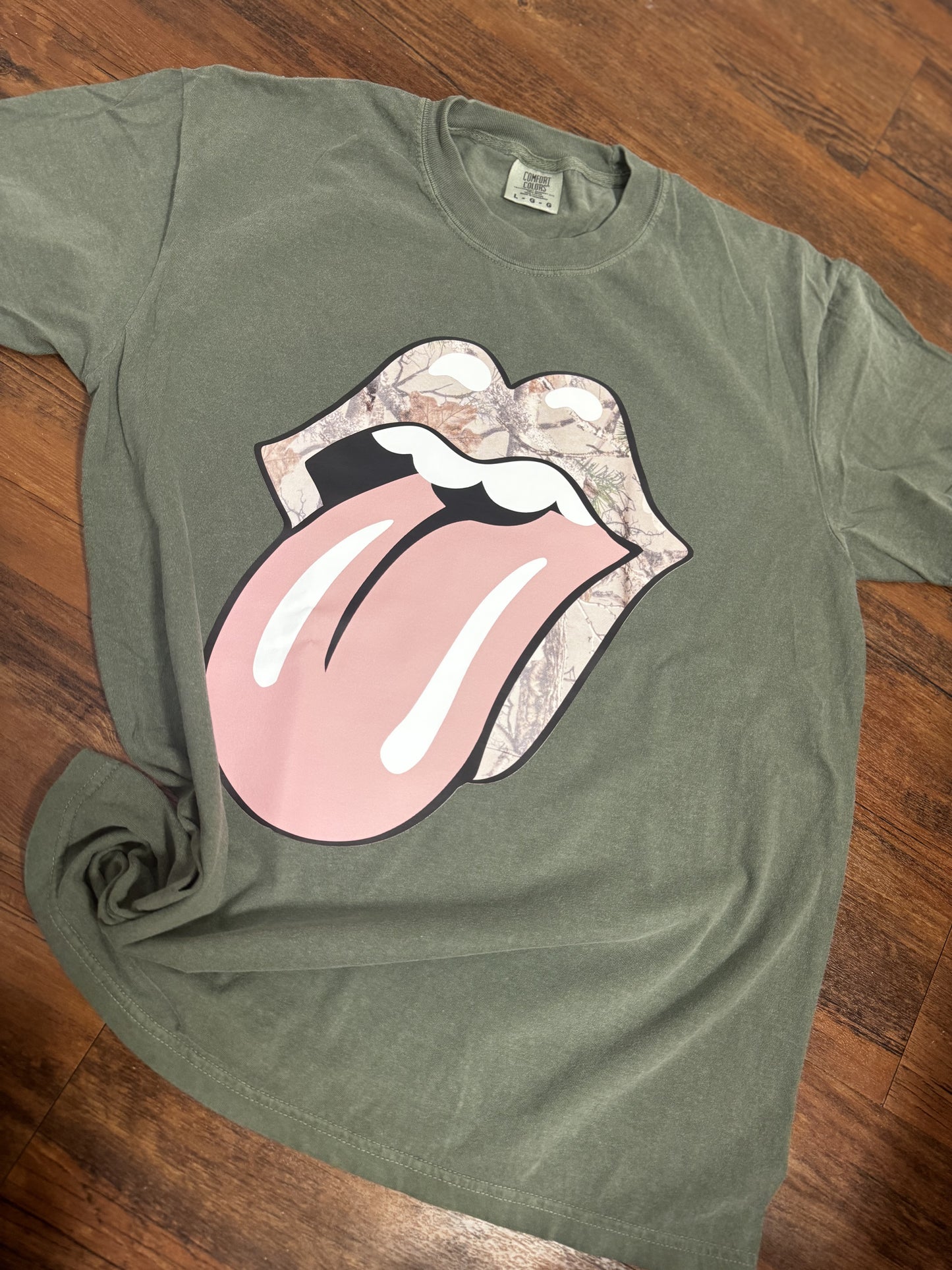 Camo Tongue T-Shirt