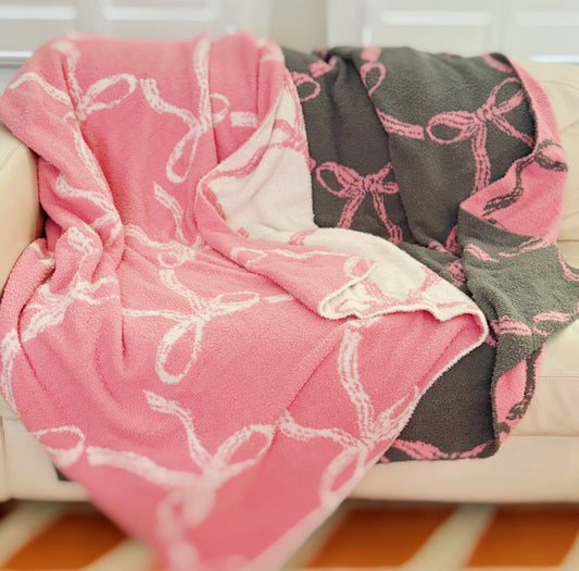 PRE ORDER: Bow Coquette Cozy Blanket